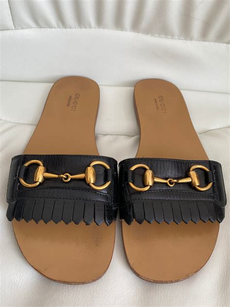 gucci slides women sale|Gucci slides with fur women.